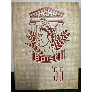 1955 Boise High School Courier Yearbook Idaho 1955 Vintage